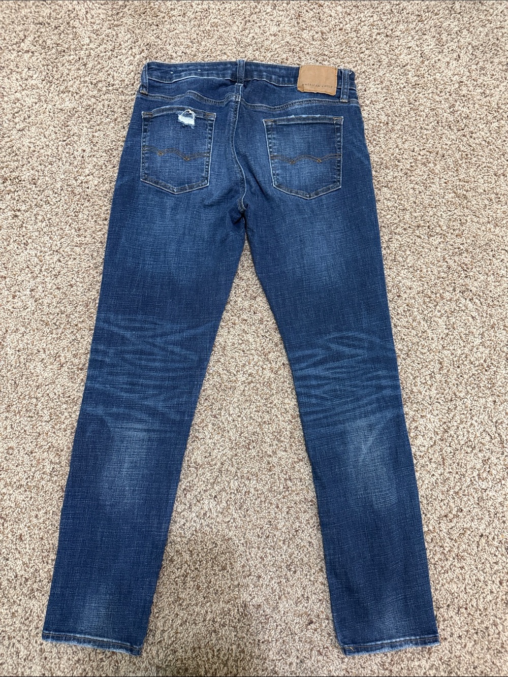 American Eagle Outfitters Men’s Slim Straight Indigo Blue Jeans